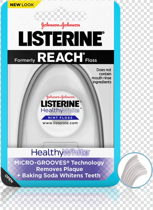 Listerine® Healthy Whitetm Floss   Listerine  HD Png DownloadTransparent PNG