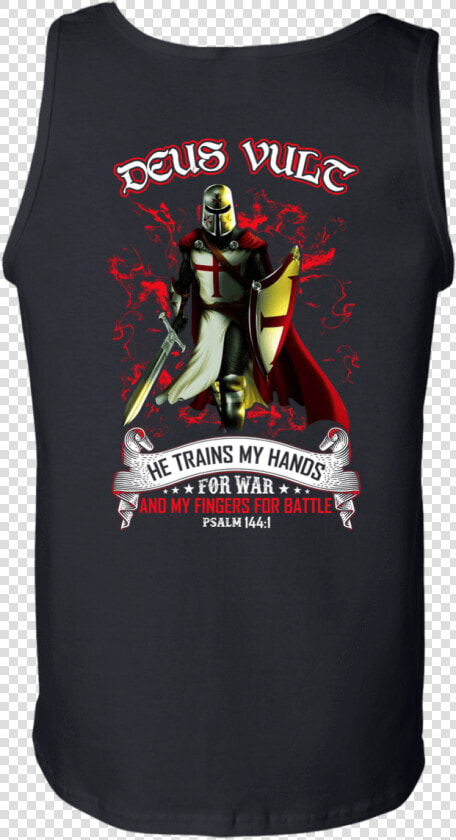 Knight Templar Deus Vult   T shirt  HD Png DownloadTransparent PNG