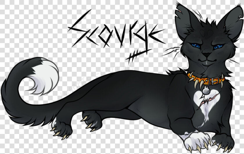 A Scourge On The Name Of All Good Cats   Warrior Cats Scourge Laying Down  HD Png DownloadTransparent PNG