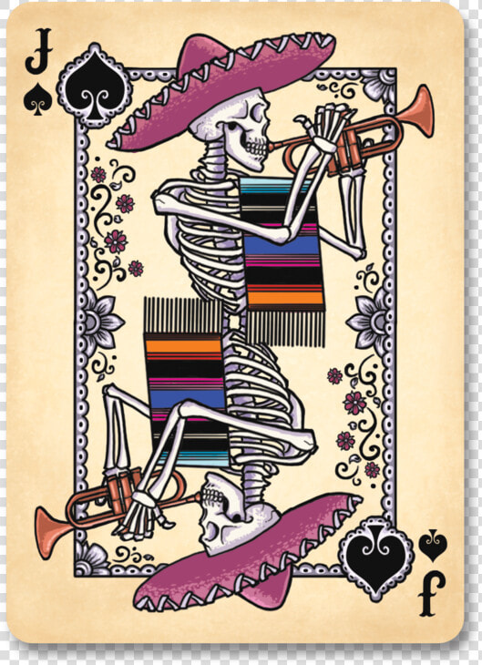 Dia De Los Muertos Cards Spades  HD Png DownloadTransparent PNG