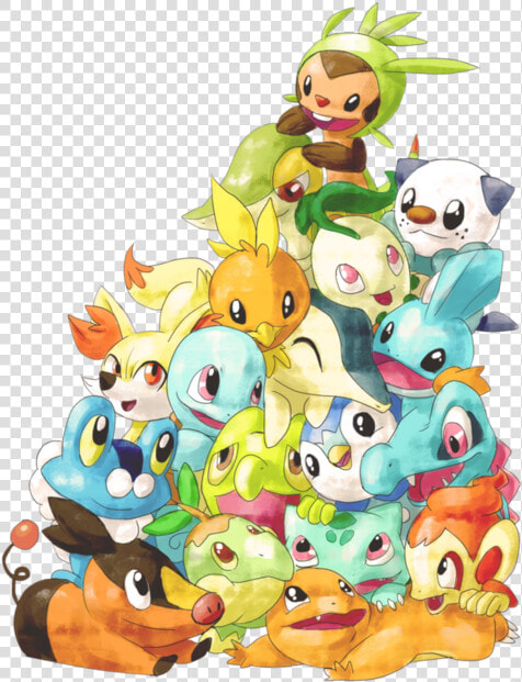 All Starters Pokemon Png  Transparent PngTransparent PNG