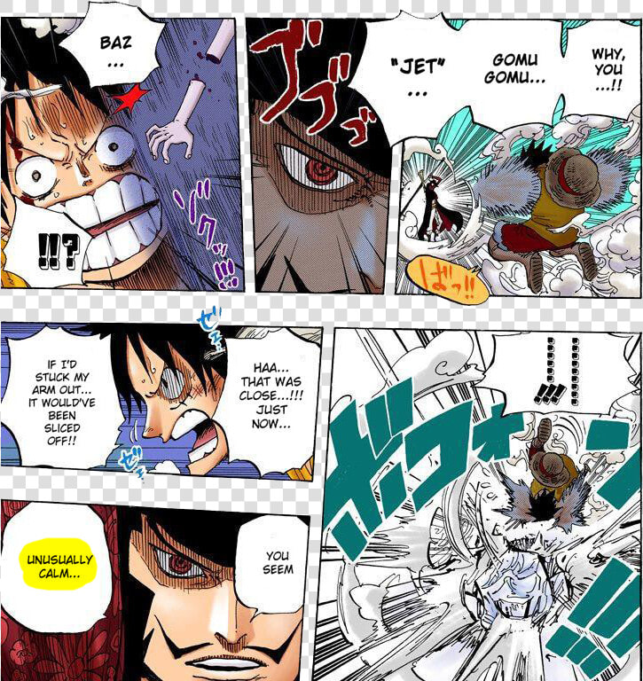 Mihawk Vs Jinbei Manga  HD Png DownloadTransparent PNG