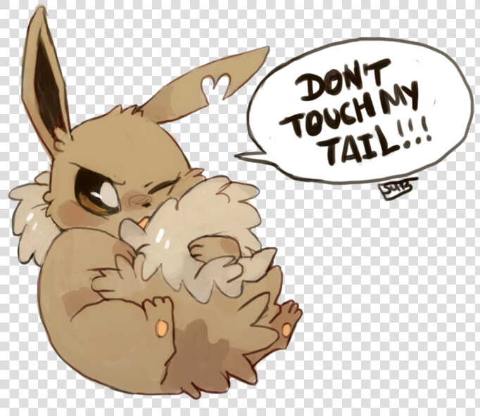 The Grumpy Eevee     Eevee Dont Touch My Tail  HD Png DownloadTransparent PNG