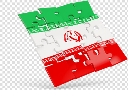 Square Puzzle Flag   Iran Flag Puzzle  HD Png DownloadTransparent PNG