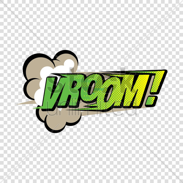 Comic Effect Vroom Vector Graphic   Onomatopoeia Vroom  HD Png DownloadTransparent PNG