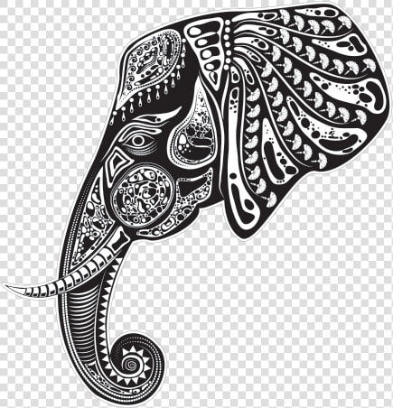 Ancient Tribal Elephant   Diseños Tribales  HD Png DownloadTransparent PNG