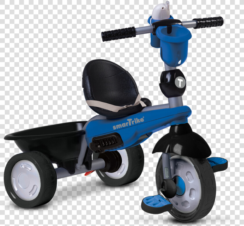 Smartrike Legend 4 In 1 Baby Tricycle Stroller  Blue    Tricikl Za Decu  HD Png DownloadTransparent PNG