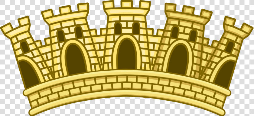 Heraldic Mural Crown  HD Png DownloadTransparent PNG