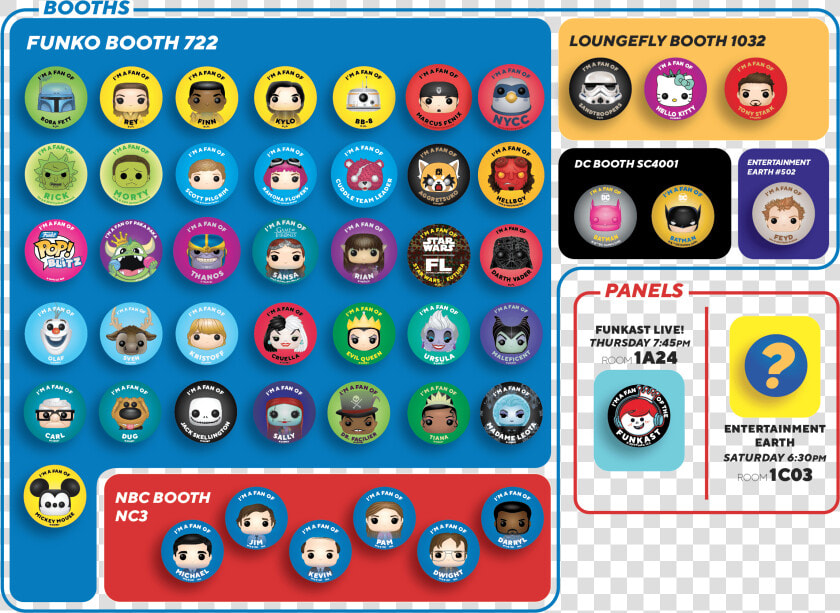 Funko Buttons Nycc  HD Png DownloadTransparent PNG