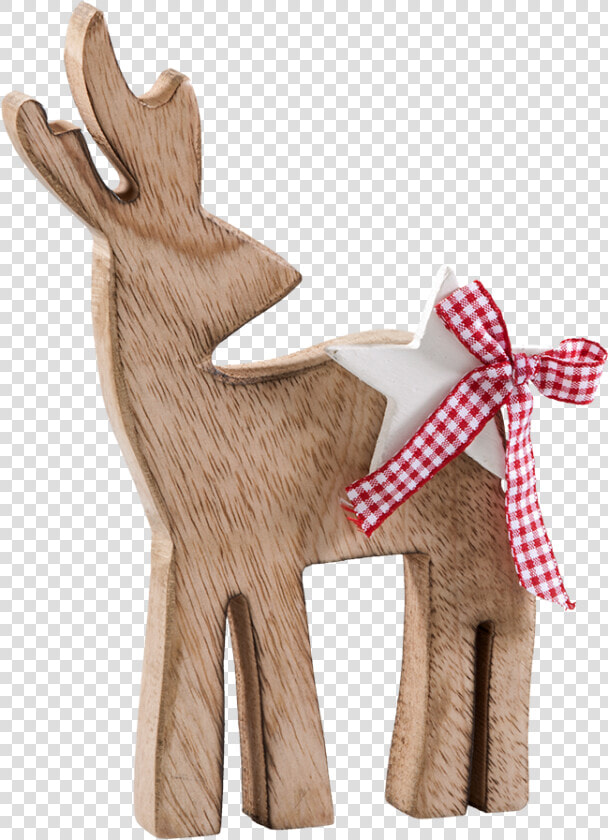 Reindeer With Star  7 87 Inch   Reindeer  HD Png DownloadTransparent PNG