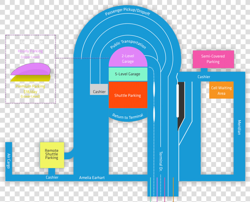 Okc Airport Parking Garage Map  HD Png DownloadTransparent PNG