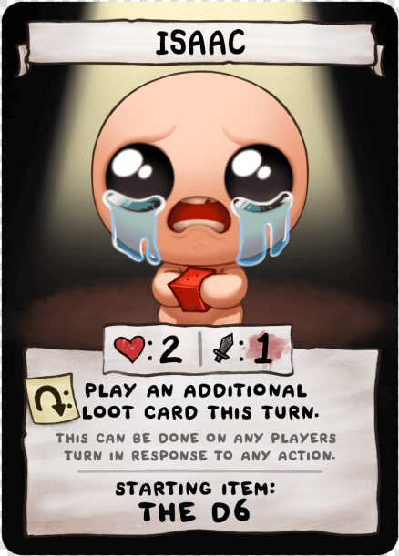 Isaac   Binding Of Isaac Four Souls Foil Cards  HD Png DownloadTransparent PNG