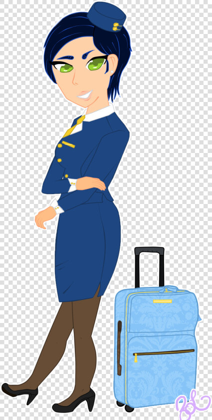 Cartoon fashion Illustration clip Art flight Attendant electric   Flight Attendant Clipart Png  Transparent PngTransparent PNG