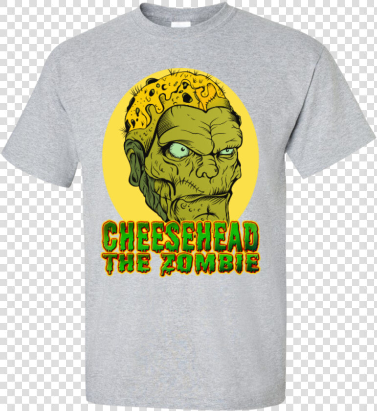 Cheesehead The Zombie   Active Shirt  HD Png DownloadTransparent PNG