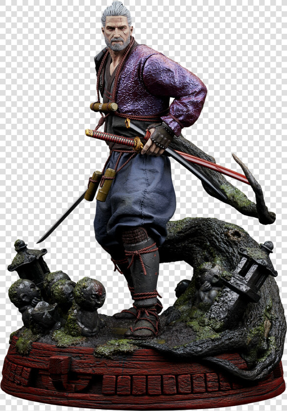 Geralt Ronin Figure  HD Png DownloadTransparent PNG