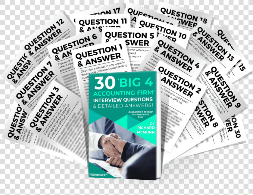 30 Big 4 Accounting Firm Interview Questions And Answers   Brochure  HD Png DownloadTransparent PNG