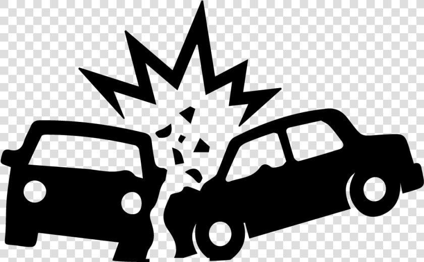 Collection Of Crash   Car Crash Clip Art Black And White  HD Png DownloadTransparent PNG