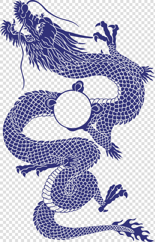 Decorative Tattoo Style Chinese Blue Japanese Illustration   Japanese Dragon Art Png  Transparent PngTransparent PNG