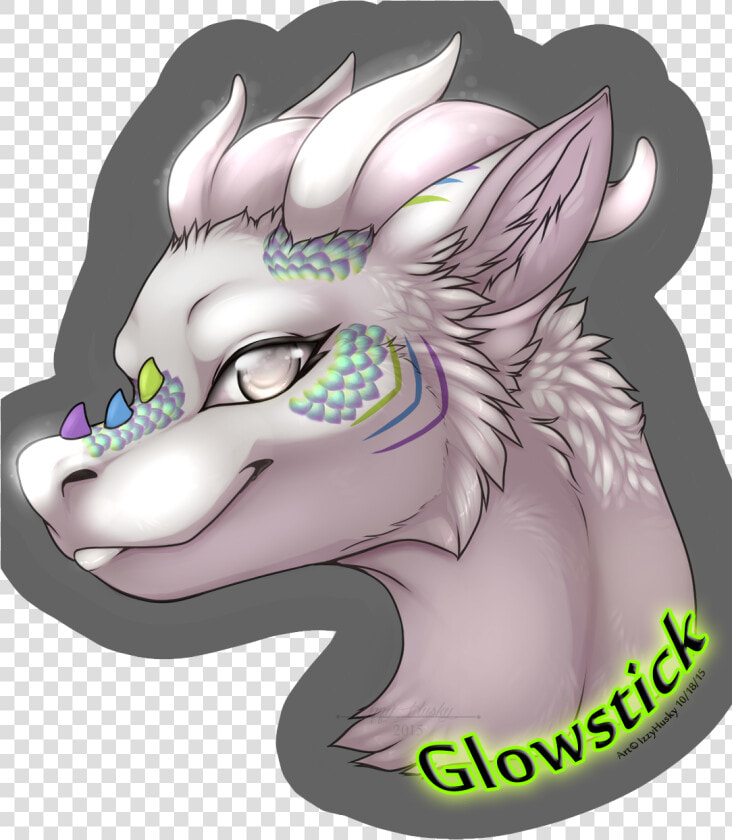 Glowstick Headshot Badge Com   Cartoon  HD Png DownloadTransparent PNG