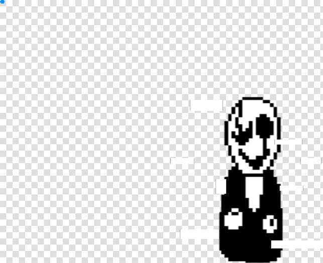 Pixel Art Undertale Gaster  HD Png DownloadTransparent PNG