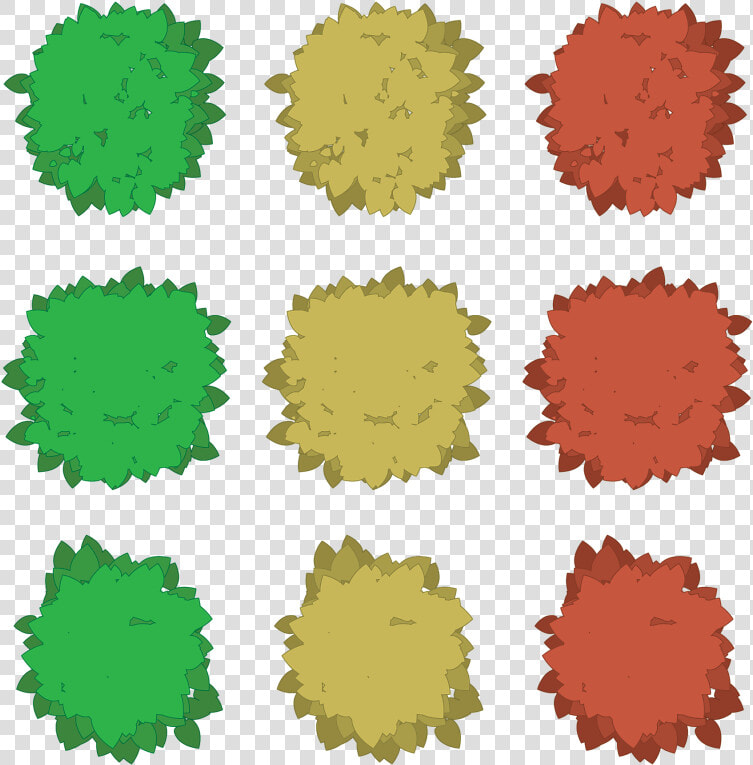 Seasonal Overhead View Of Trees   Overhead Tree Clipart  HD Png DownloadTransparent PNG