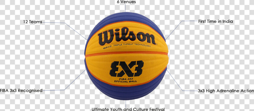 Basketball Wilson 3x3 Fiba  HD Png DownloadTransparent PNG