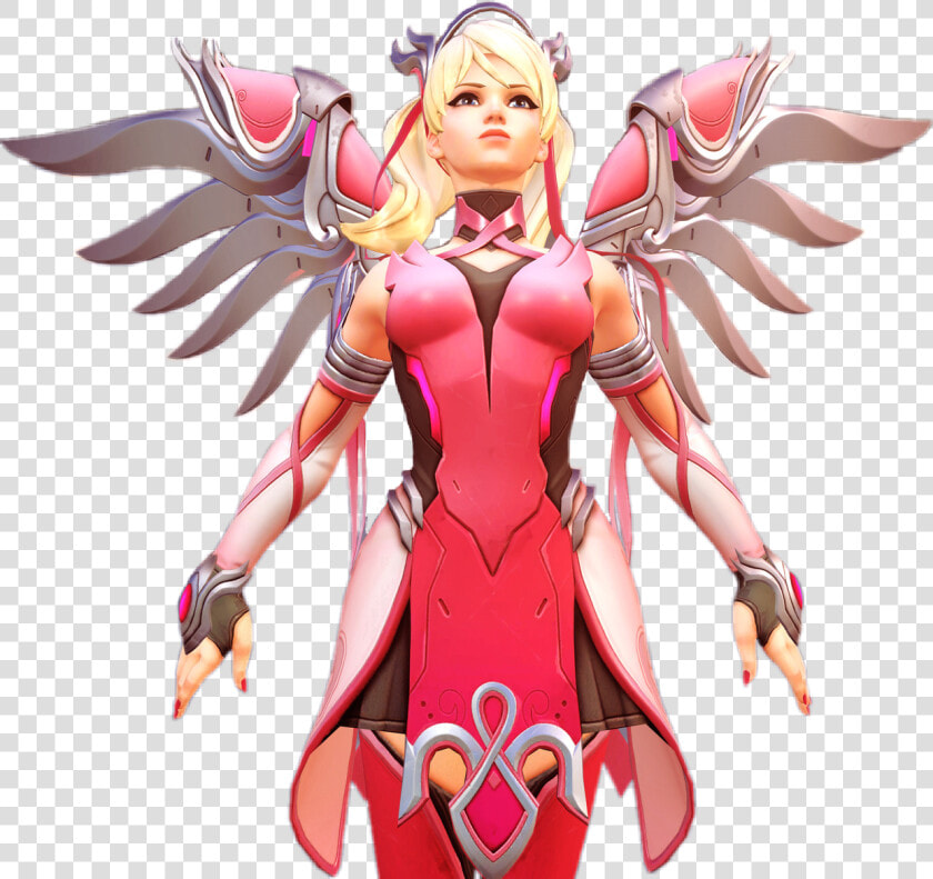  overwatch  mercy  pink   Overwatch Mercy Wallpaper Aesthetic  HD Png DownloadTransparent PNG