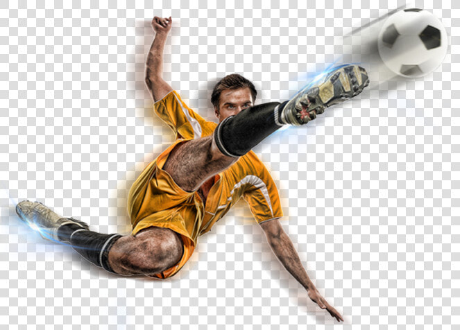 Soccer Player Png For Kids   Soccer Player Kicking A Ball Png  Transparent PngTransparent PNG