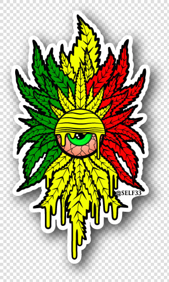 Trippy Rasta Png   High Clops Sticker  Transparent PngTransparent PNG