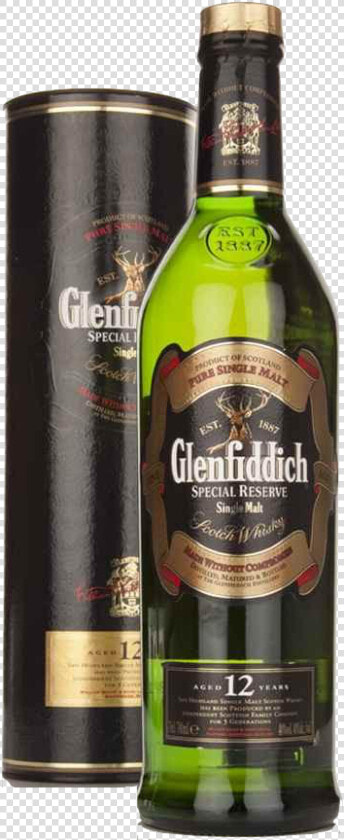 Glenfiddich Special Reserve 12 Year Old Single Malt   Glenfiddich 12 Special Reserve  HD Png DownloadTransparent PNG