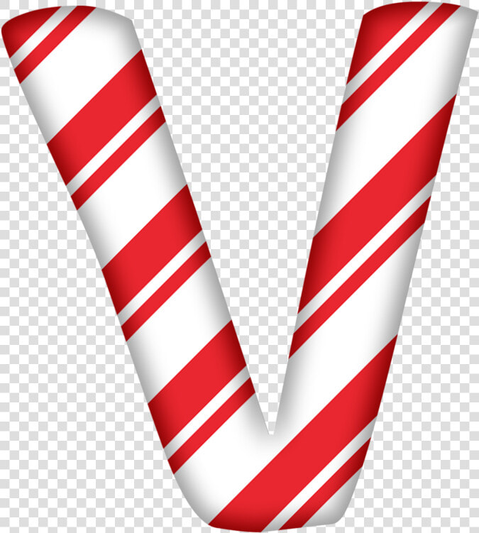 Фотки Letter V  Letters And Numbers  Candy Cane  Yandex   Candy Cane Letters Clip Art W  HD Png DownloadTransparent PNG