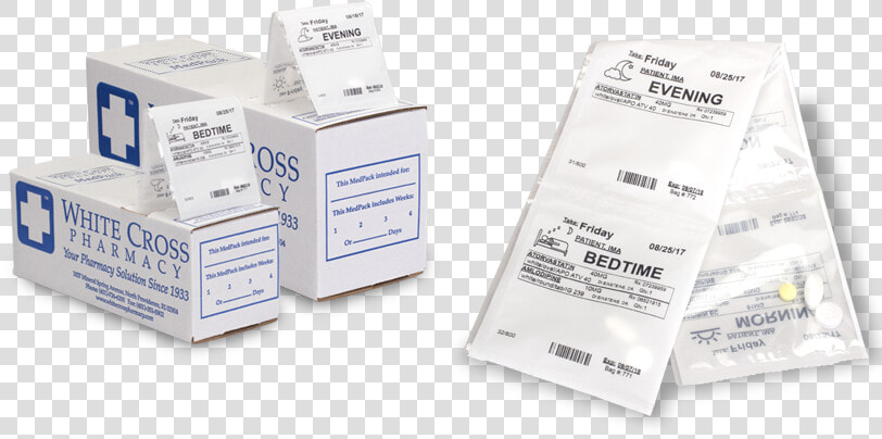 Medpack Simplified Medication Management   White Cross Pharmacy  HD Png DownloadTransparent PNG