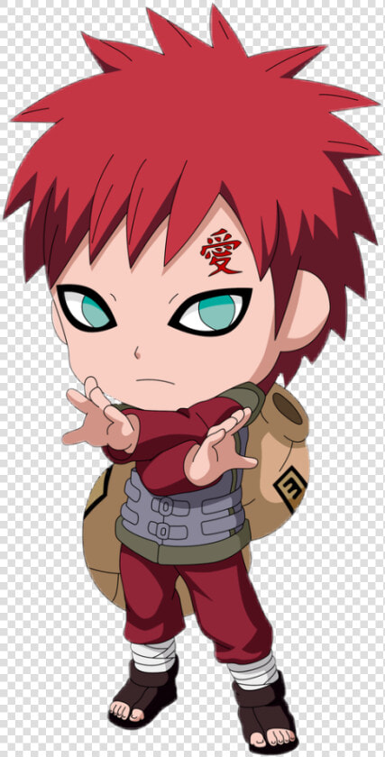  cute  naruto  chibi  hannah  garra   Gaara Chibi By Marcinha  HD Png DownloadTransparent PNG