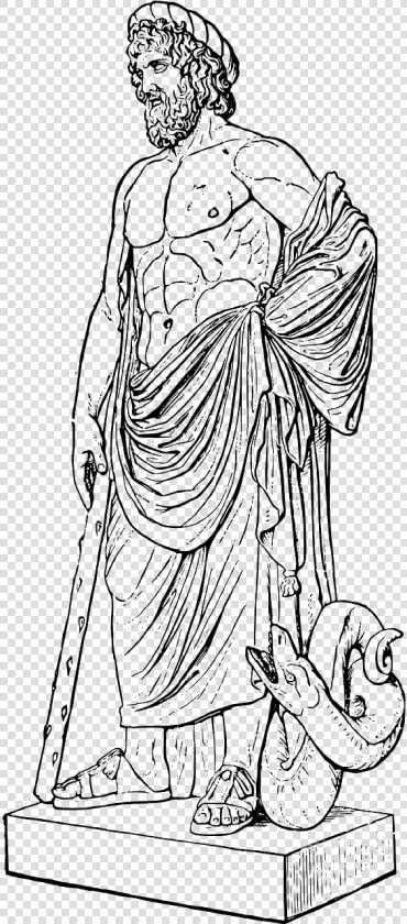 Mythology Ancient Greek Free Picture   Ancient Greek Statues Outline  HD Png DownloadTransparent PNG