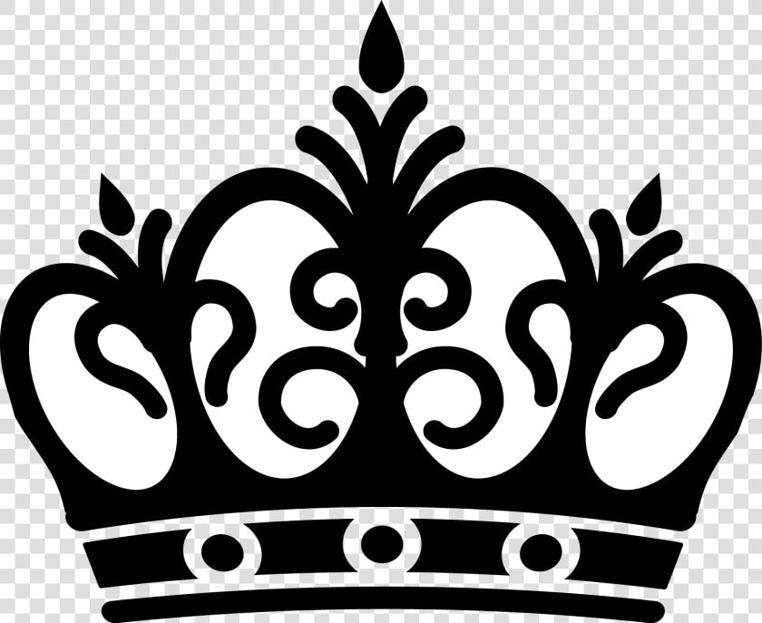 Crown Cliparts For Free Clipart Cartoon And Use In   Crown Png Black And White  Transparent PngTransparent PNG