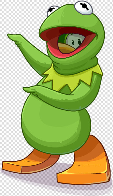 Club Penguin Kermit Costume  HD Png DownloadTransparent PNG