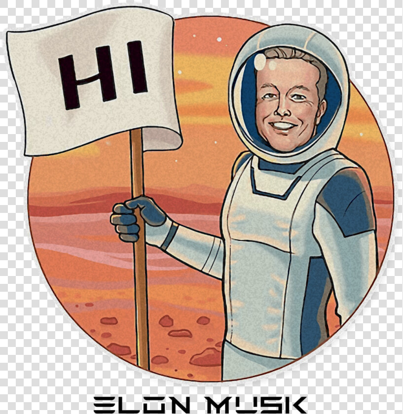 Elon Musk Telegram Sticker   Png Download   Elon Musk Stickers Png  Transparent PngTransparent PNG