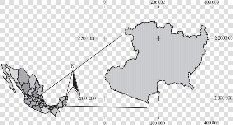 Ubicación Del Estado De Michoacán En La República Mexicana   Mexico Map  HD Png DownloadTransparent PNG