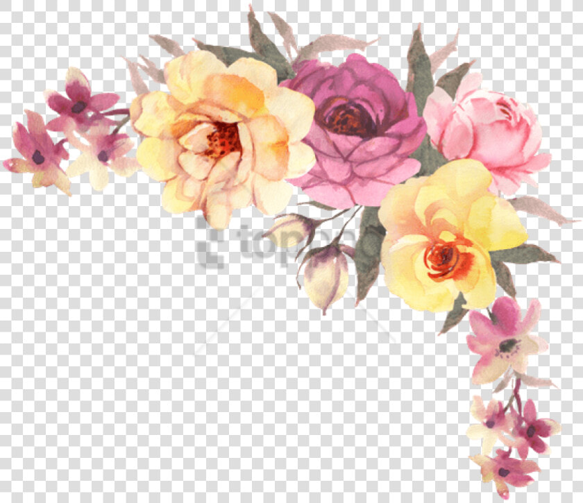 Free Png Transparent Watercolor Flowers Png Image With   Boho Watercolor Flower Png  Png DownloadTransparent PNG