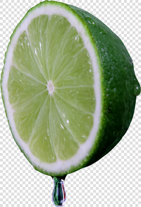 Half Green Juicy Lemon Png Image   Water Droplet  Transparent PngTransparent PNG