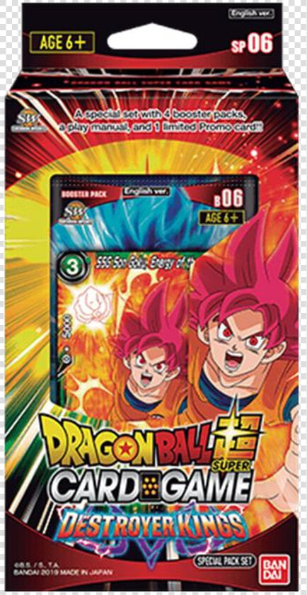 Dragon Ball Super Destroyer Kings Special Pack Set   Dragon Ball Super Destroyer Kings  HD Png DownloadTransparent PNG