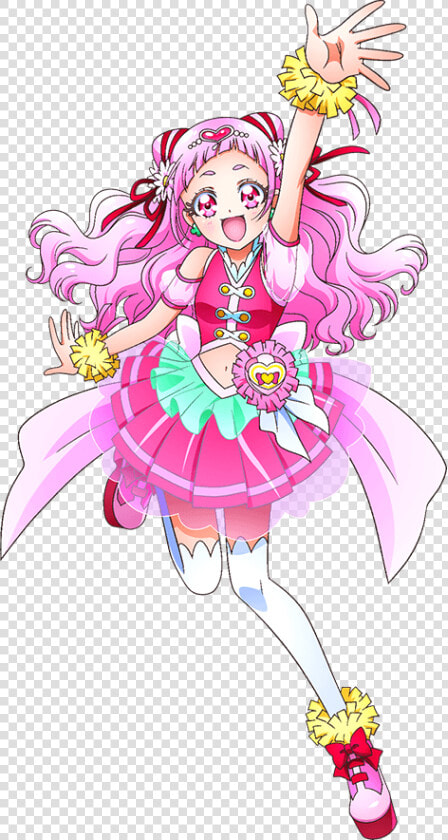 Hana Nono Render   Hugtto Precure Cure Yell  HD Png DownloadTransparent PNG