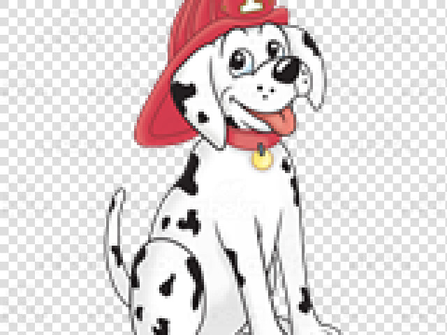 Dalmatian Clipart Dog Fire Hydrant   Dalmatian Fire Dog Cartoon  HD Png DownloadTransparent PNG