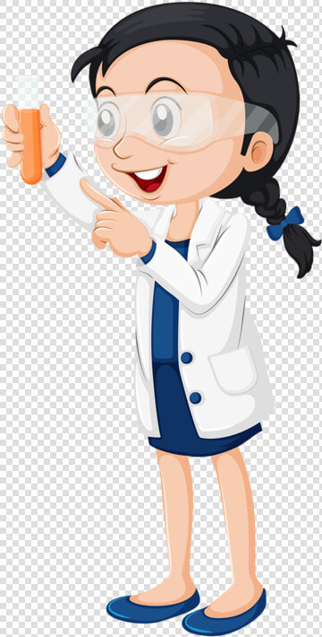 Clipart Hospital Secretary   Female Scientist Cartoon  HD Png DownloadTransparent PNG