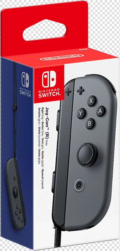 Nintendo Switch Joy Con Controller Right Grey   Nintendo Switch Joy Con Right  HD Png DownloadTransparent PNG