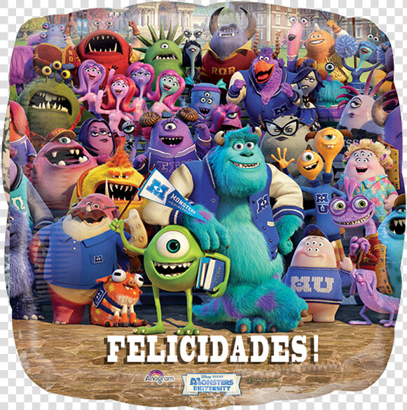 Monster Inc University Personajes  HD Png DownloadTransparent PNG