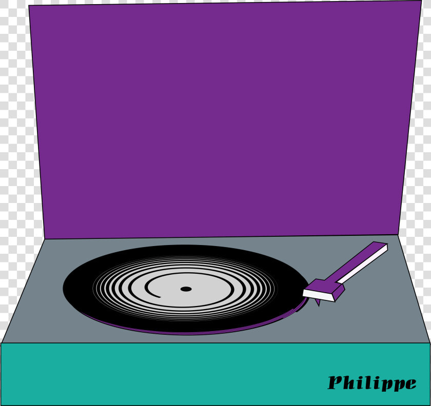 Vinyl Disc Player And Record Clip Arts   Phonograph Record  HD Png DownloadTransparent PNG