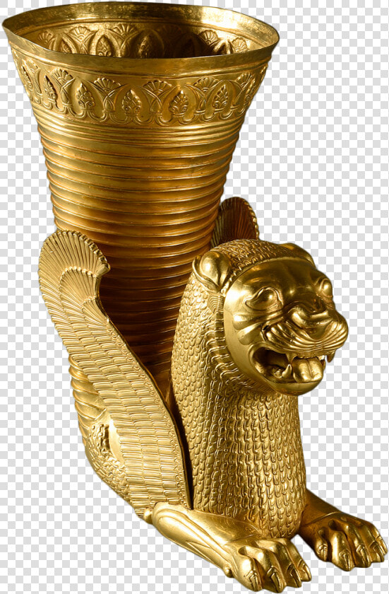 Ritón De Oro Del Periodo Persa Aqueménida   Riton En Forma De León  HD Png DownloadTransparent PNG