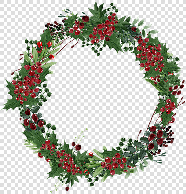 Christmas Wreath  Christmas  Holiday  Xmas  Decorative   Wreath  HD Png DownloadTransparent PNG