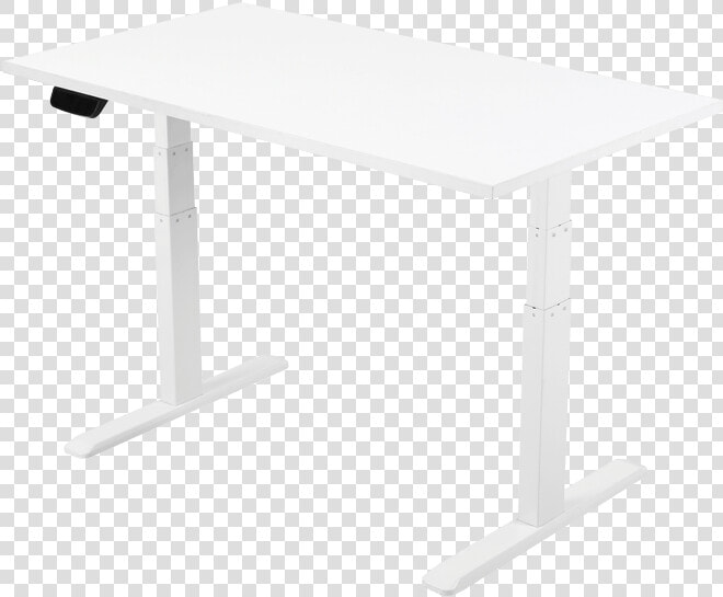 2 leg White Uvi Desk With White Top   Coffee Table  HD Png DownloadTransparent PNG